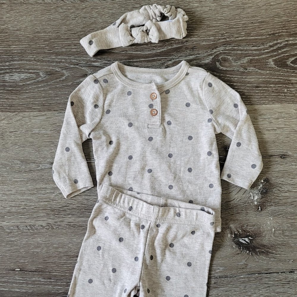 Just One You Polka Dot 3 Piece Outfit for Baby